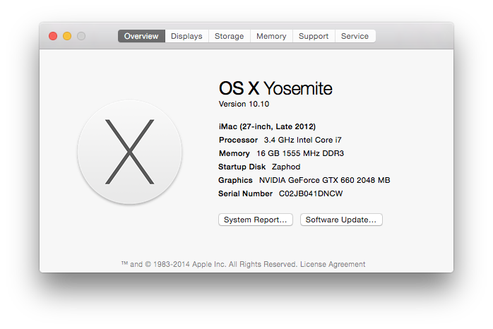 OS X 10.10 on a Hackintosh